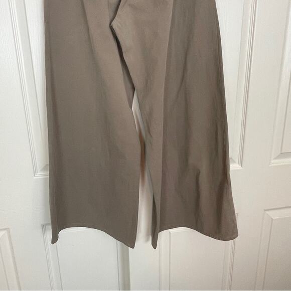 Anika Lena Skarstrom Extra Wide Leg A-Line Twill Culotte Pants Cotton Sz 38 - Picture 6 of 9